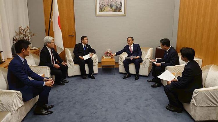 菅官房長官との意見交換