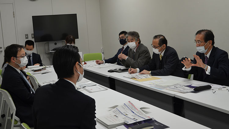 インタビュー風景